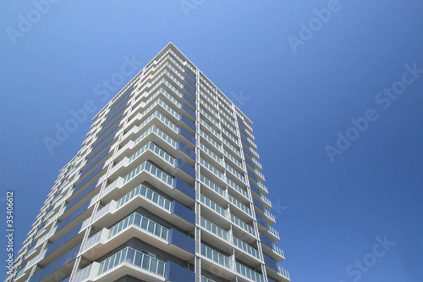 Obraz 青空とマンション