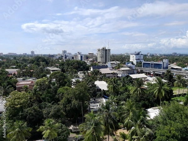 Obraz Over view of palarivattom city, kerala 