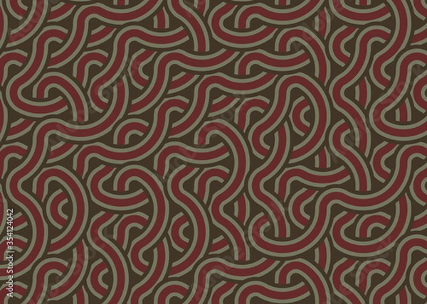 Obraz Colour Hexagon Tile Connection art background design illustration