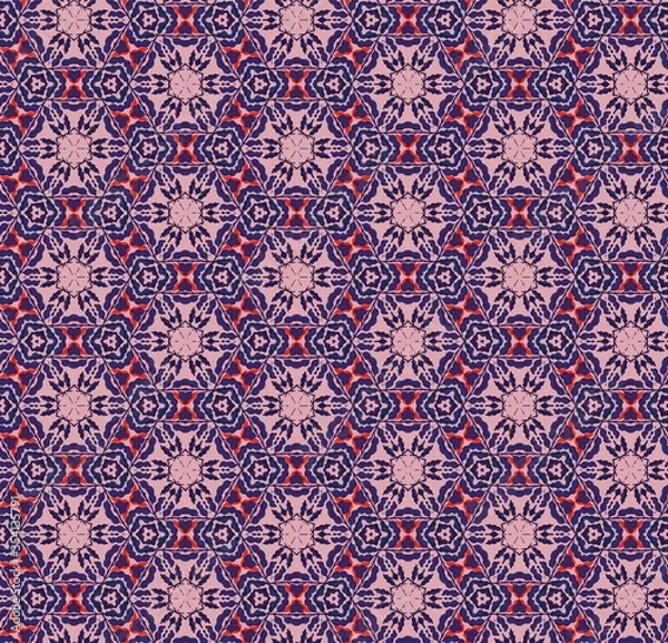 Fototapeta Abstract seamless pattern design composition. Wallpaper, background. Eps 10