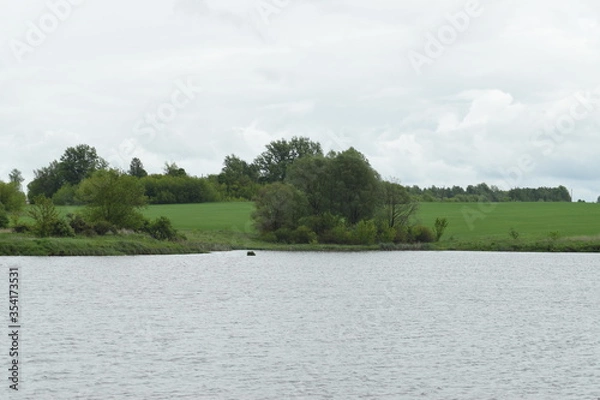 Obraz landscape with river