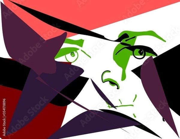 Obraz Abstract geometric art work