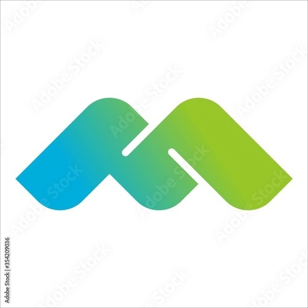 Obraz Letter M logo icon design template elements