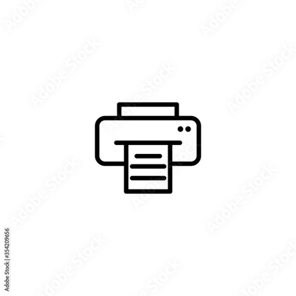 Obraz Printer Icon Vector Design Template And Illustration