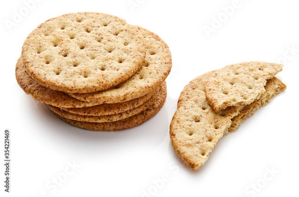 Obraz Cracker Isolated on White Background
