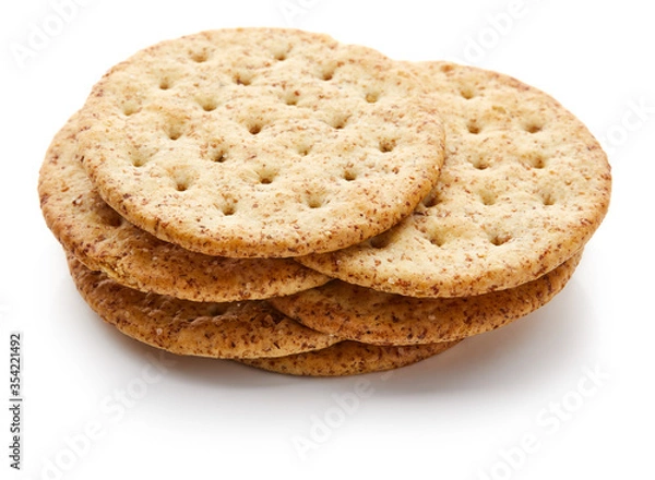 Obraz Cracker Isolated on White Background