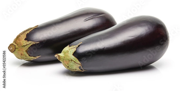 Obraz Eggplant Isolated on White Background