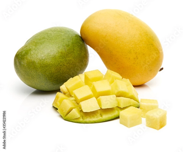 Obraz Mango Isolated on White Background