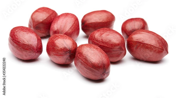 Obraz Pecan Isolated on White Background