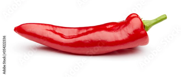 Obraz Red Pepper Isolated on White Background