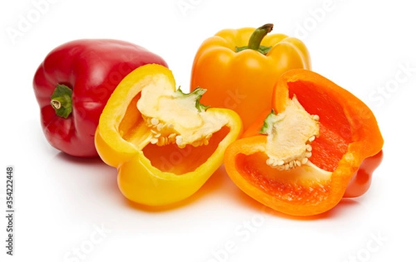 Obraz Bell Pepper Isolated on White Background