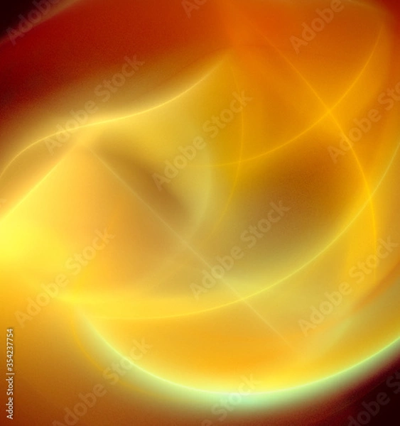 Obraz Dynamic texture with shiny elements. Autumn palette