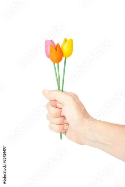 Obraz Giving flowers