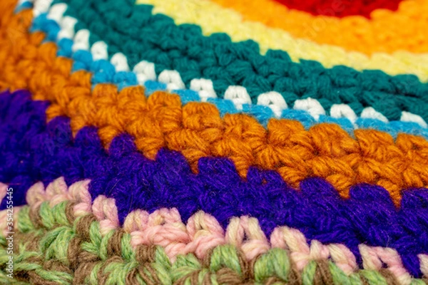 Fototapeta knitted wool texture