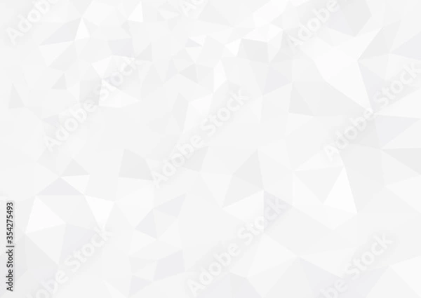Obraz Abstract white geometric vector background