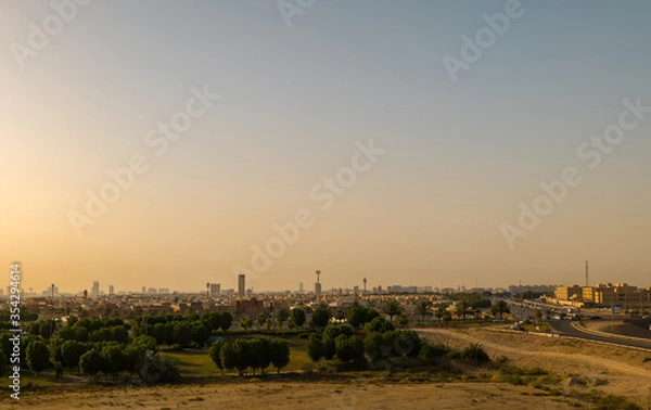 Fototapeta Saudi Arabia in partial lockdown due to the global pandemic, Al Khobar, Eastern Province