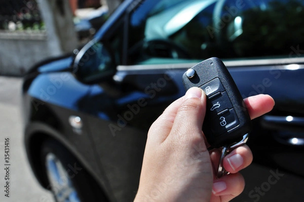Obraz Otwórz samochód