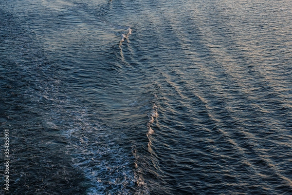 Obraz abstract water background with waves