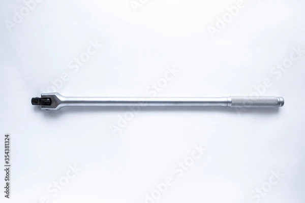 Fototapeta Breaker bar on white background, great design for any purposes. Repair service. Auto repair business concept. Template design.