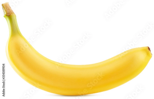 Obraz Banana isolated on white. Package design element