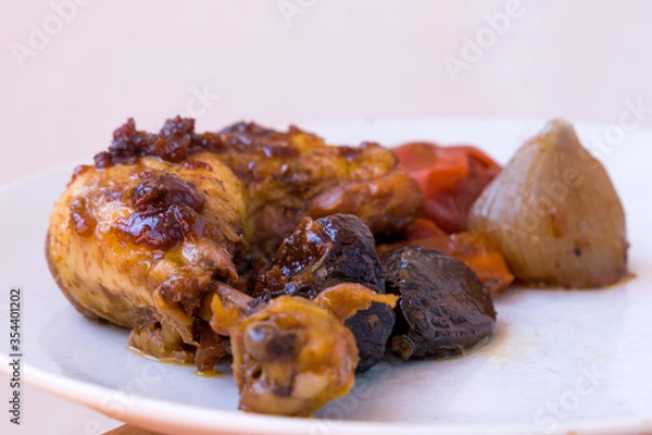 Fototapeta Pollastre rostit