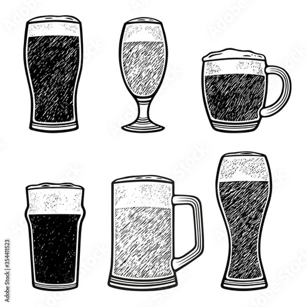 Obraz Beer set