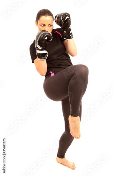 Obraz Karate Kicking