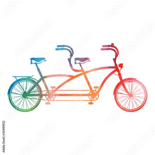 Obraz Watercolor tandem