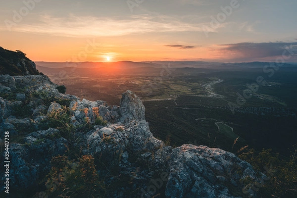 Obraz sunset mountain