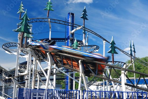 Fototapeta Roller coaster