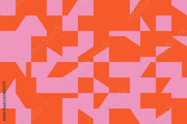 Fototapeta Duotone Abstract Vector Pattern Design