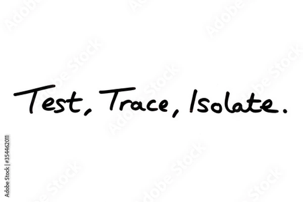 Fototapeta Test Trace Isolate
