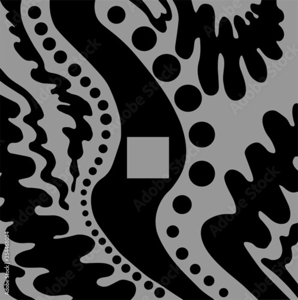 Obraz black and white background