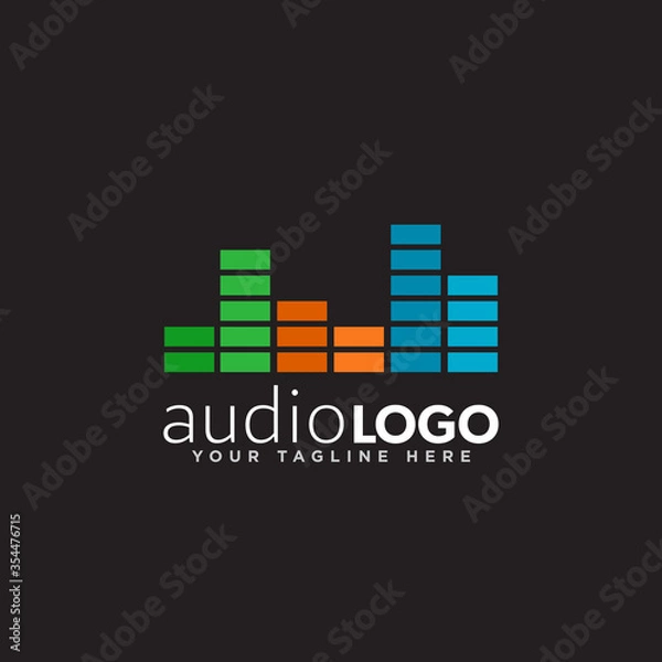 Obraz Sound Logo Concept Design Vector