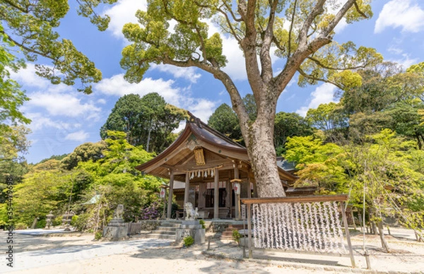 Obraz 宝満宮竈門神社（ほうまんぐうかまどじんじゃ）福岡県太宰府市