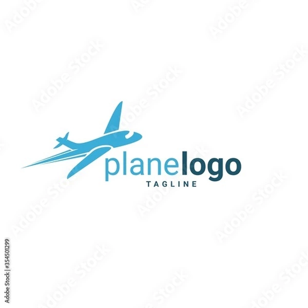 Obraz Airplane Logo Template Design Vector