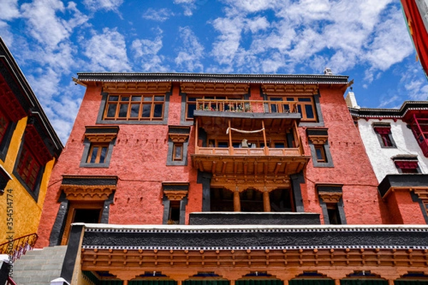Obraz Thikse Buddhist monastery, Leh, Ladakh