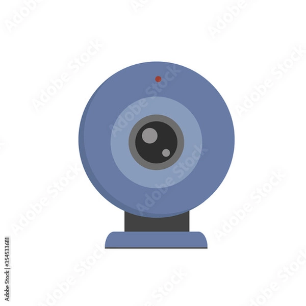 Obraz Gray webcam with progress bar