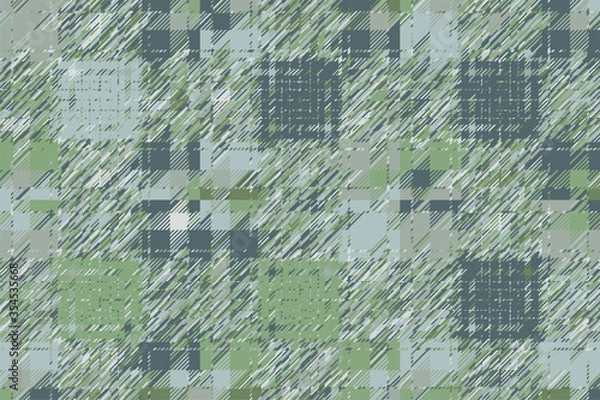 Obraz Modern glitch background. Color geometric abstract pattern vector.