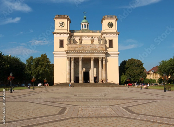 Obraz Cathedral in Vac, a small town near Budapest, Hungary