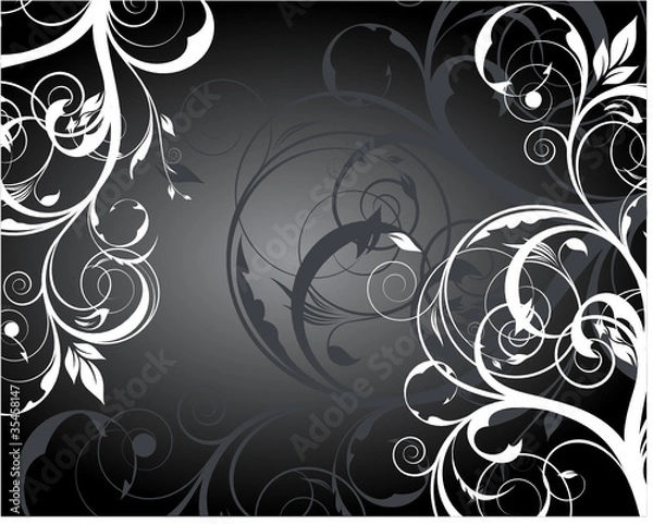 Obraz floral abstraction