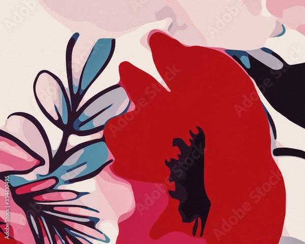 Obraz Abstract Flowers 