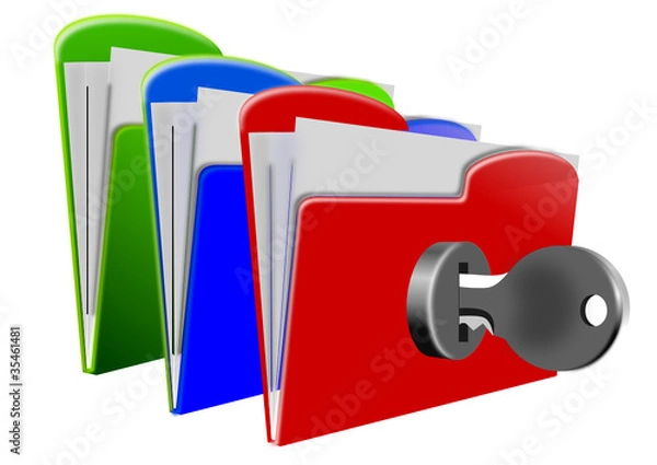 Obraz Security folder icon