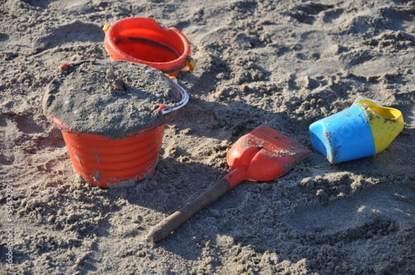 Obraz giocare con la sabbia