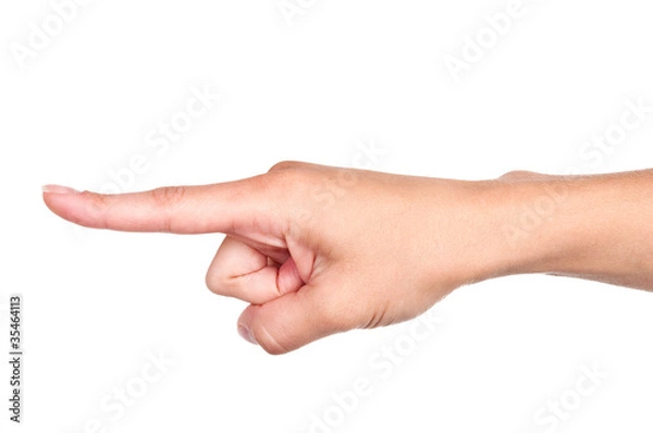 Fototapeta Pointing hand