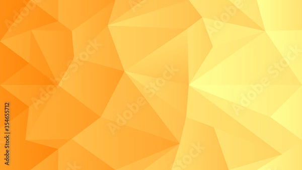 Obraz Abstract orange geometric background.To see the other vector geometric backgrounds , please check Abstract Polygonal Backgrounds collection.