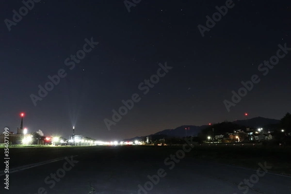 Fototapeta 풍경, 사진, 달, 도로,