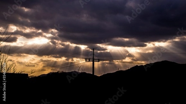 Fototapeta 풍경, 사진, 달, 도로,