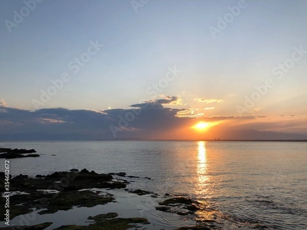 Obraz sunset over the sea