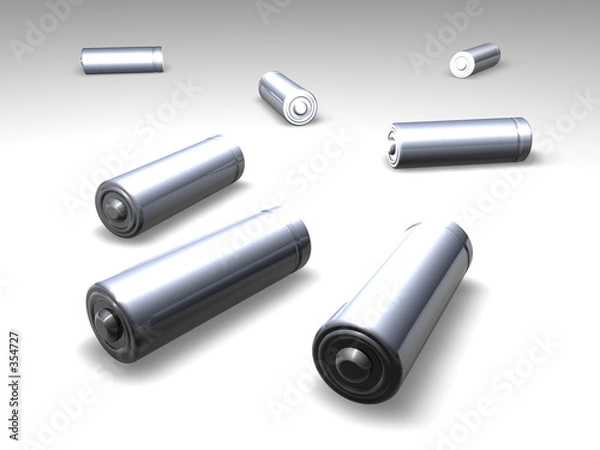 Fototapeta batteries 1